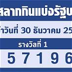 ผลสลากงวด 30/12/65